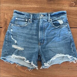 Abercrombie & Fitch High Rise Mom Jean Shorts